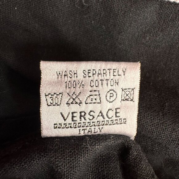 Versace Jeans Couture Western Dress‎ Shirt Mens XL Black Snap Button Up - Picture 6 of 8